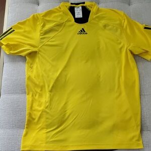 Adidas Yellow & Black Short Sleeve